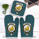 Campbell Of Cawdor Ancient Tartan Crest Oven Mitt And Pot Holder (2 Oven Mitts + 1 Pot Holder)